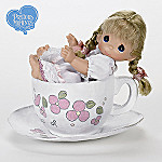 Precious Moments You're My Cup Of Tea Vinyl Doll